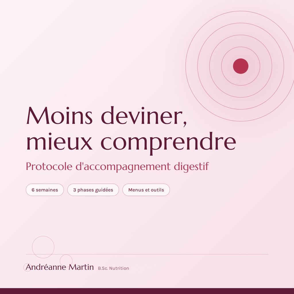 Protocole digestif – Moins deviner, mieux comprendre